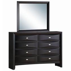 8 Drawers Storage Mirror Standard Dresser Chest