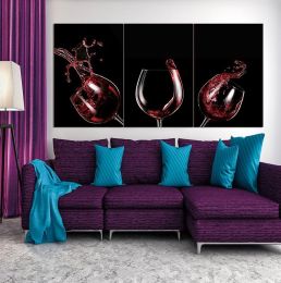 Oppidan Home &quot;Red Wine Celebration&quot; Acrylic Wall Art (48&quot;H x 96&quot;W)