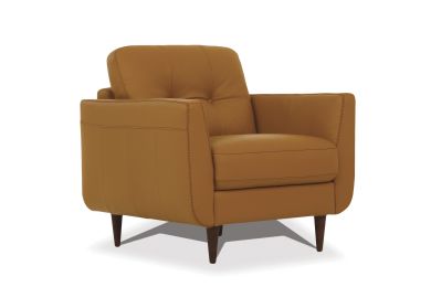 Radwan Chair; Camel Leather YJ