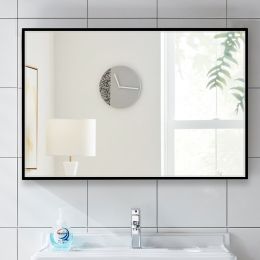 Beveled Black Mirror (Color: Black,36"*24")