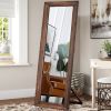 Distressed Wood Full Length Mirror