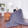 Chunky Knit Blanket Handmade Knitting Warm Knitting Throw Blanket